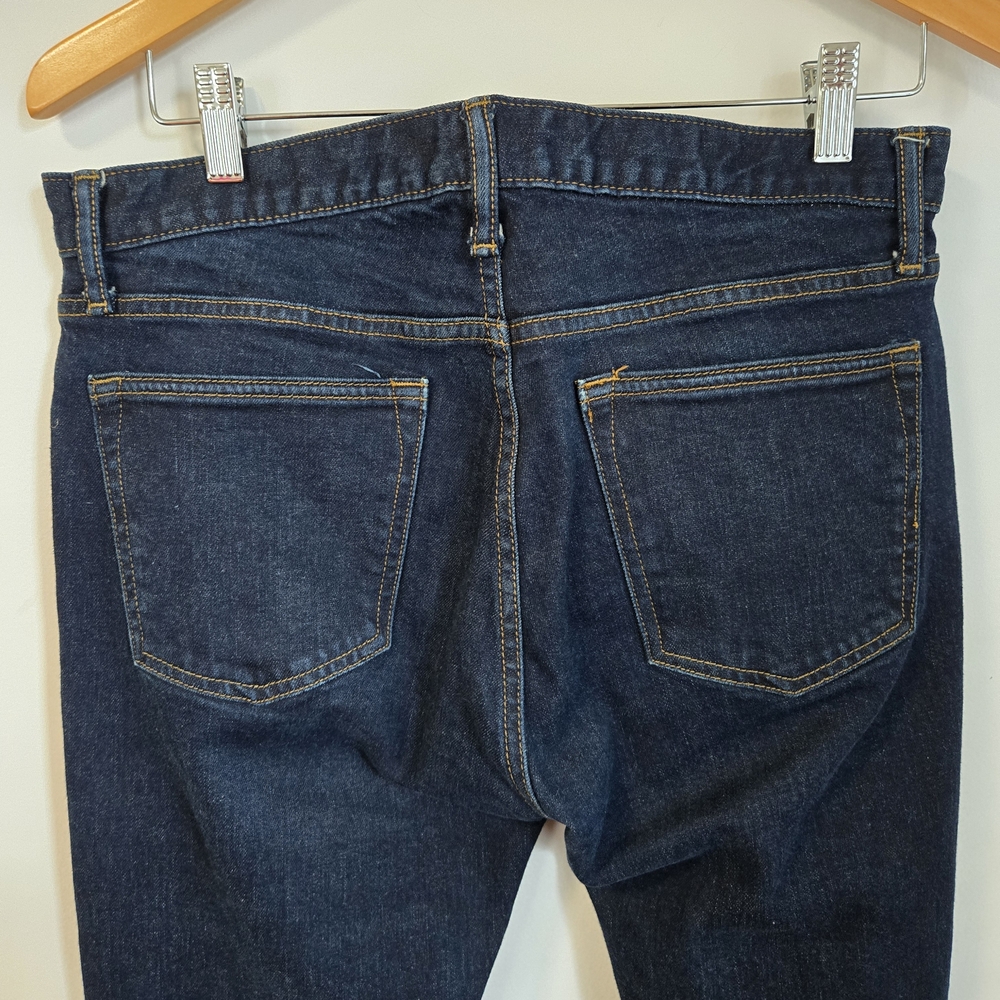 GAP Men's Straight Stretch Jeans - Deep Blue Size 32x30 - Picture 5 of 5